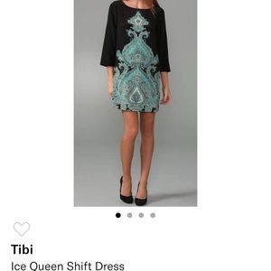 TIBI Ice Queen Shift Dress